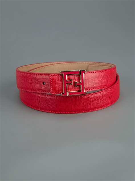 ssense fendi belt|Fendi: Red & Black 'Forever Fendi' Belt .